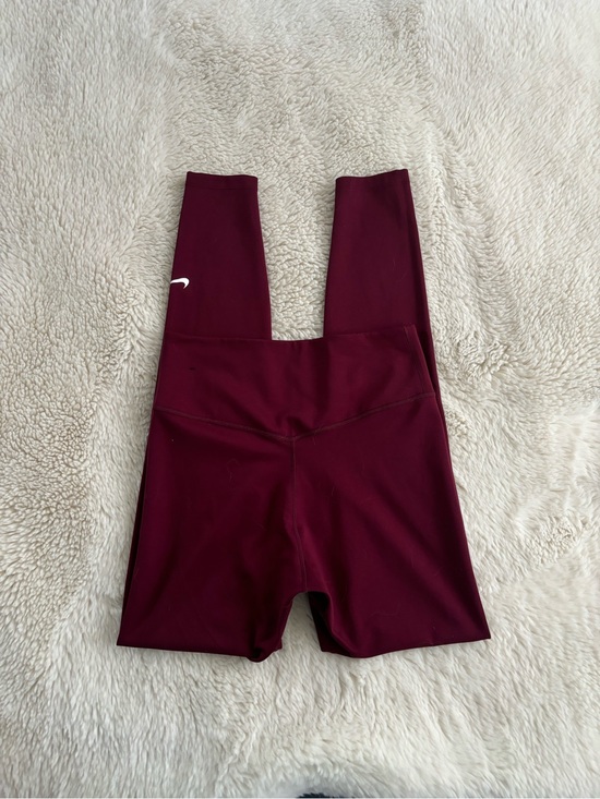 Nike Pants - Nike Dri-Fit Burgundy High Rise Full Length Leggings